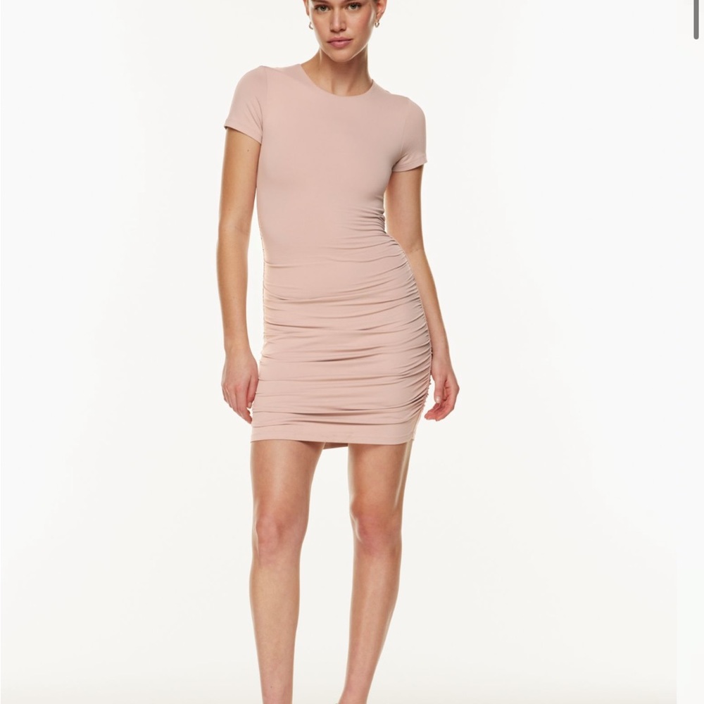 Aritzia Babaton Contour Rutched Mini Dress